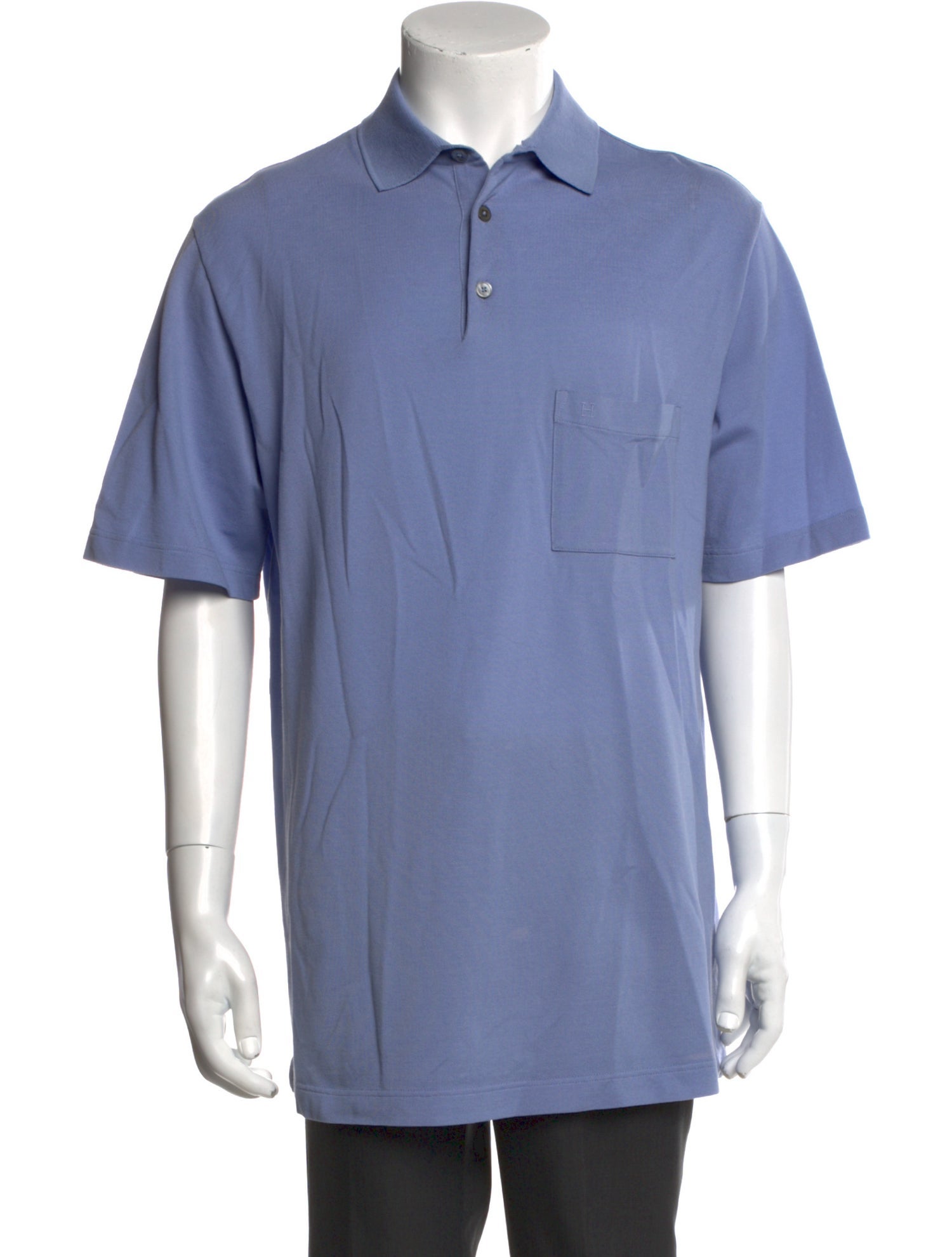 Hermès Crew Neck Short Sleeve Polo Shirt